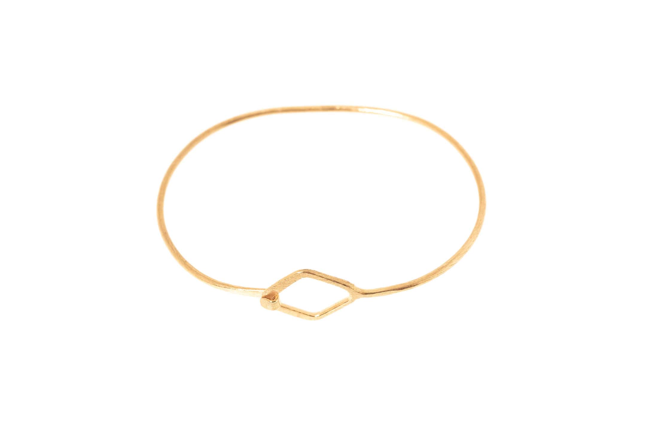 Armreif aus Messing 24k Vergoldet G-B1