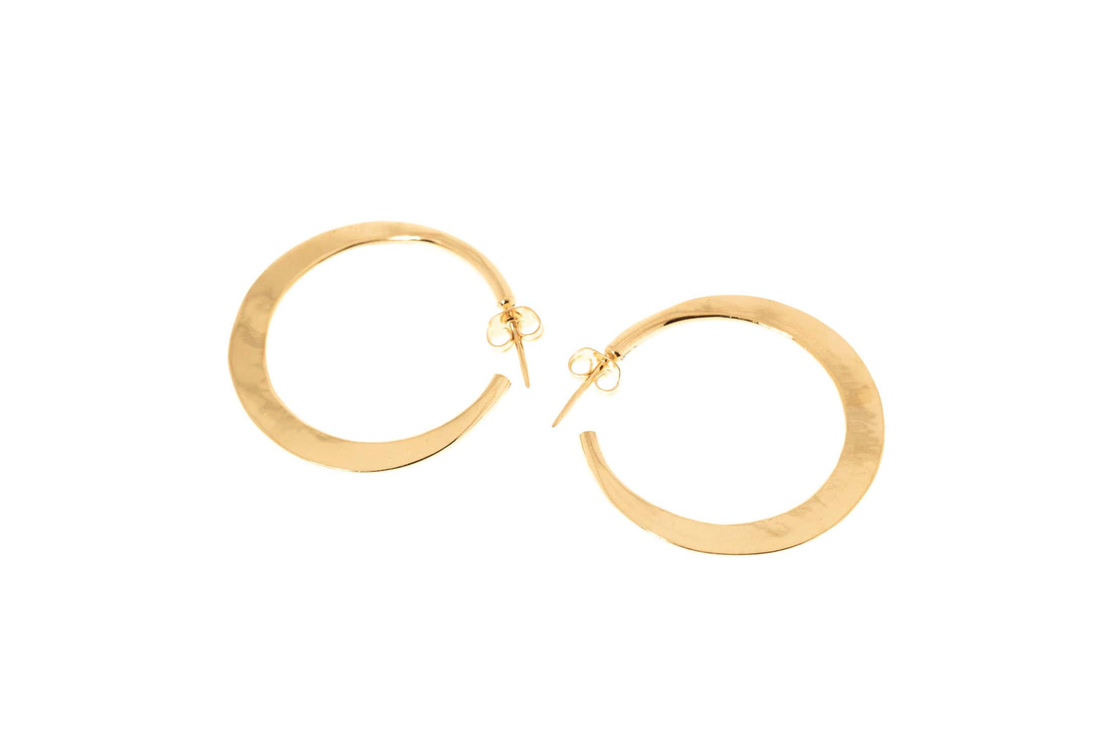 Ohrring aus Messing 24K vergoldet