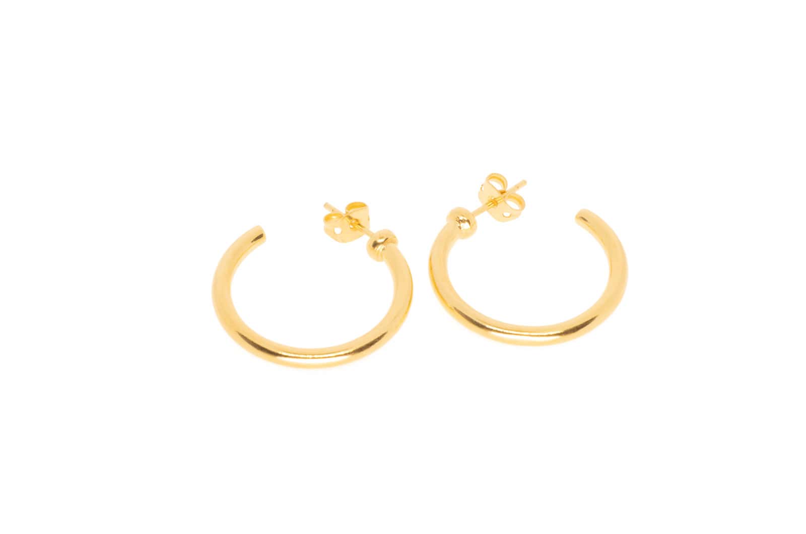 Creole aus Messing 24k Vergoldet G-E64