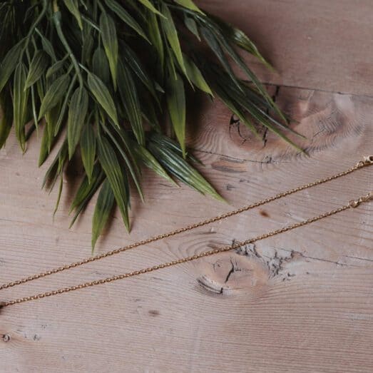 Oriental Halskette aus Messing vergoldet 24k