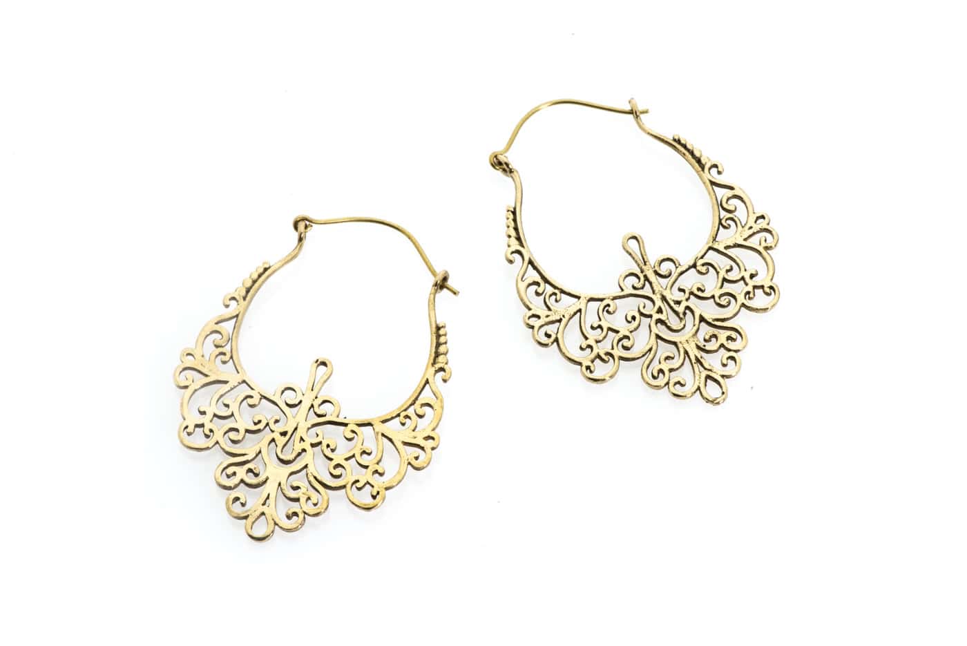 Ohrring aus nickelfreiem Messing