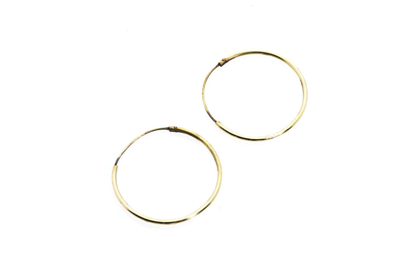 Messing Ohrring BL-E079A Diverse Grössen – Bild 2