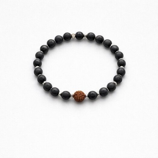 Lavastein Herrenarmband „Kael“ CH-A6