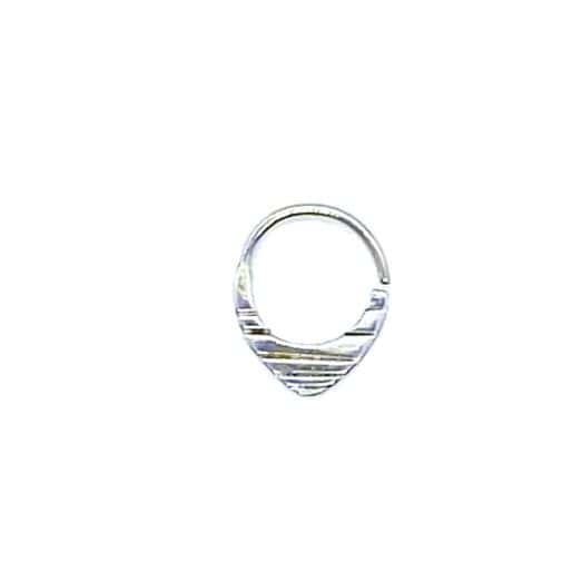 Silber-Septums mit minimalistischen Designs